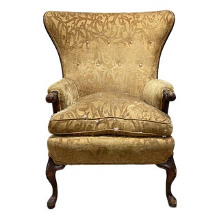 Vintage Wingback Armchair For Sale