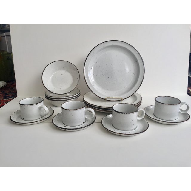 English Stonehenge Midwinter Dinnerware Set of 4 Chairish