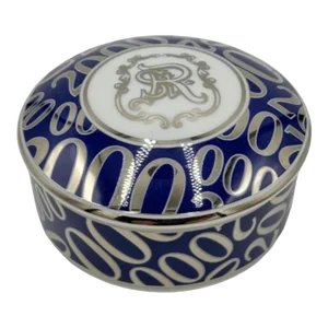 Vintage St. Regis Hotel Tiffany & Co. Millennium Porcelain Covered Trinket Dish Box