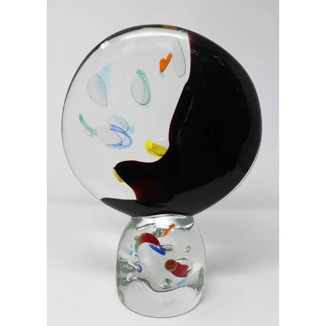 Contemporary Glass Studio Murano - Contemporary Disc in Murano Glass For Sale - Image 3 of 7
