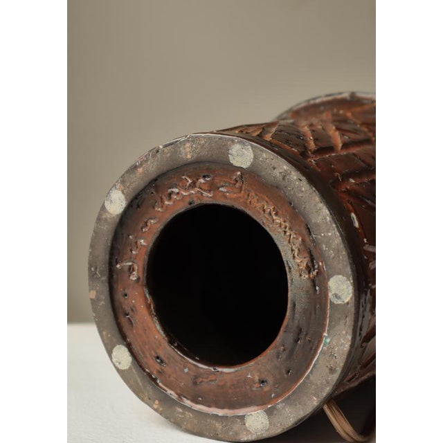Scandinavian Modern Stoneware Table Lamp from Sejer, 1960s For Sale - Image 14 of 15