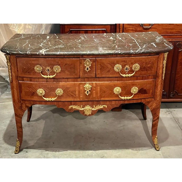 Traditional 18th Century Regence Kingwood Commode For Sale - Image 3 of 5
