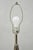 Vintage Italian Mid Century Modern Tall Sculptural Silver Ceramic Table Lamp For Sale In Philadelphia - Image 6 of 18
