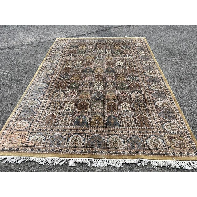 Large Country House Rug in Wool For Sale - Image 4 of 13
