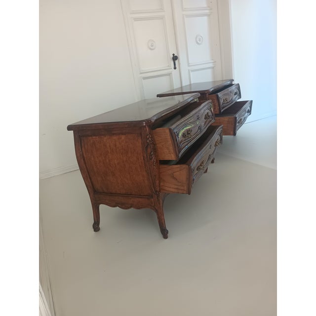 Vintage French Oversize Nightstands, A Pair For Sale - Image 12 of 18