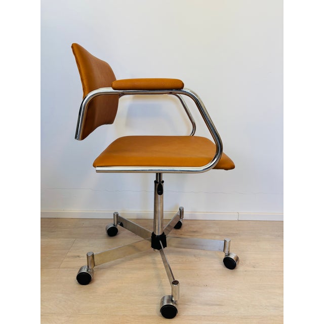 1970s Vintage K-380 Office Desk Chair from Kovona, Czechoslovakia, 1970s For Sale - Image 5 of 10