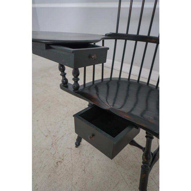 Dr Dimes Windsor Style Desk Writing Arm High Back Chair For Sale In Philadelphia - Image 6 of 12