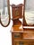 Antique Art Nouveau Burled Walnut Ladies Dresser With Oval Folding Mirrors For Sale - Image 9 of 11