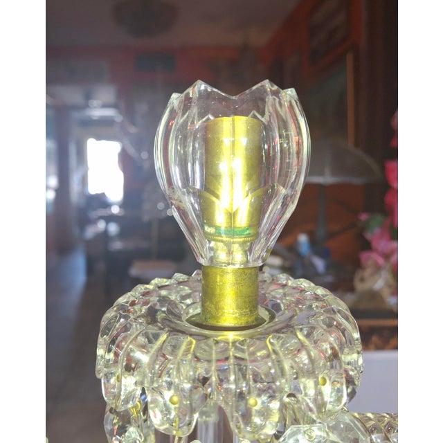 19thc French Regency Cut Glass & Crystal Candelabra Attrib. St Louis a - Pair For Sale - Image 13 of 18