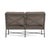 Brown Jordan Brown Jordan Venetian Right Arm Loveseat, Mica frame with Fusion Taupe fabric For Sale - Image 4 of 11
