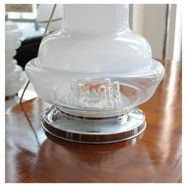 Table Lamp in Introflex Glass from Mazzega, 1970s For Sale - Image 6 of 7