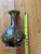 Oxblood Red Vintage Chinese Oxblood & Olive Flambé Glazed Porcelain Bottle Vase For Sale - Image 8 of 8