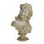 Italian Classical Carved Alabaster Bust of a Maiden With Flowers by P. Bazzanti For Sale - Image 6 of 13