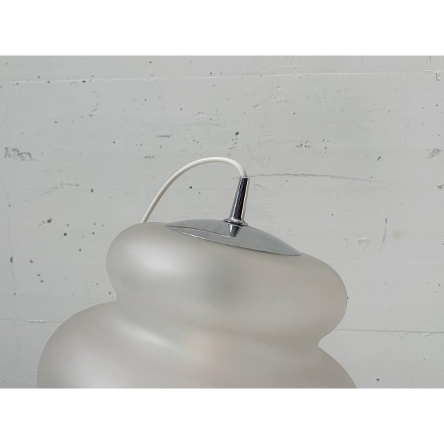 Mid-Century Modern AH 43 Pendant Lamp in Satin-Finished Crystal Glass from Peill & Putzler , 1970s For Sale - Image 3 of 14
