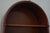 1980s Baker Mahogany Dome Top Open Bookcase For Sale - Image 5 of 16