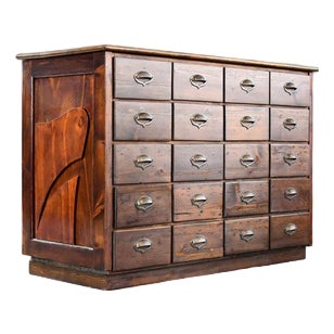 Ironmongers Shop Counter Drawers, 1910s For Sale