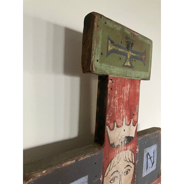 1990s Early Byzantine Revival Crucifix (California) For Sale - Image 6 of 7