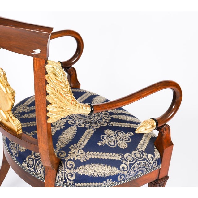 Antique Italian Neoclassical Giltwood Armchairs, 1890s, Set of 2 For Sale - Image 13 of 18