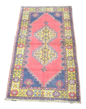 Vintage Turkish Oushak Rug