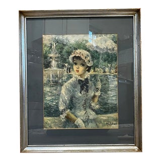 Mid 20th Century "In Central Park"print by Cherry Jeffe Huldah For Sale