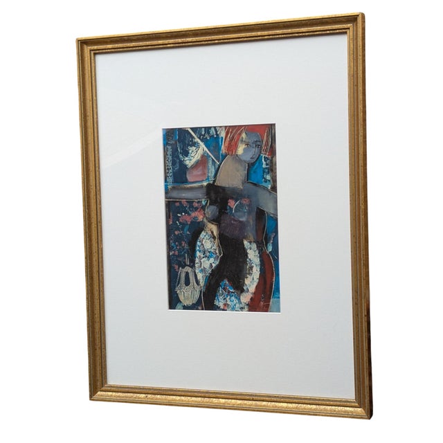 Contemporary Original Nude Figural Mixed Media Art Signed For Sale - Image 3 of 10