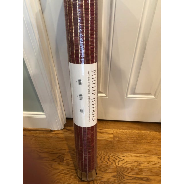 Phillip Jeffries Wallpaper Grasscloth - Phillip Jeffries Totally Tatami Grenadine Screen For Sale - Image 4 of 6