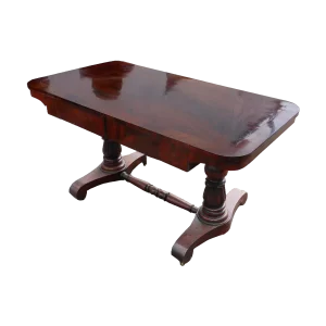 19th Century English Regency Mahogany Window Table