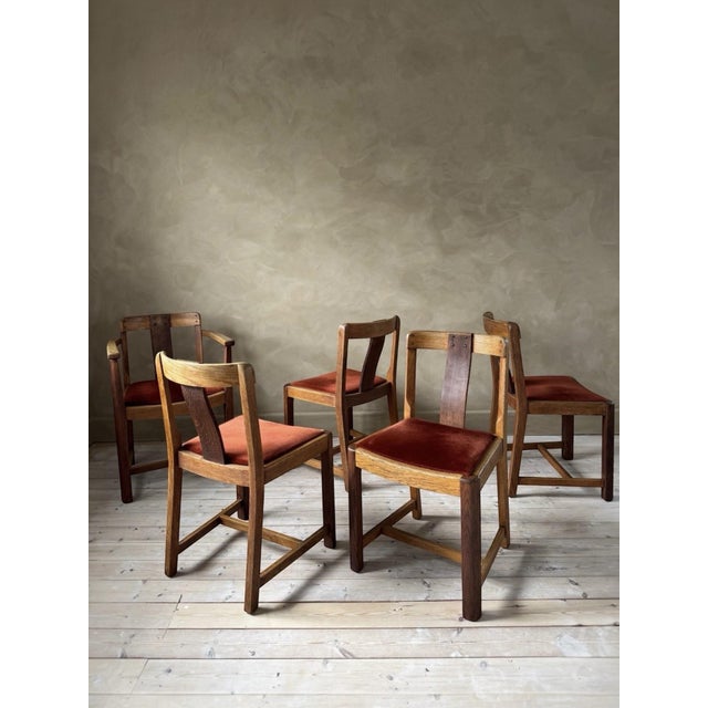 Art Deco Eclipse Dining Suite, Set of 5 For Sale - Image 6 of 16