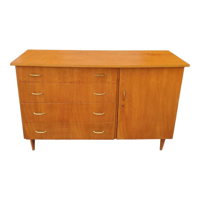 1950s Vintage Mid-Century Credenza For Sale