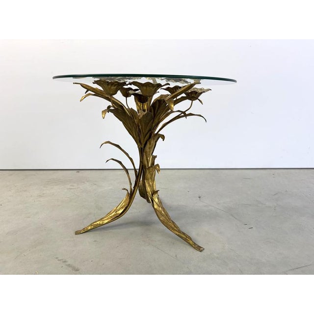 Vintage Side Table in the style of Coco Chanel by Hans Kögl, 1960s For Sale - Image 9 of 11