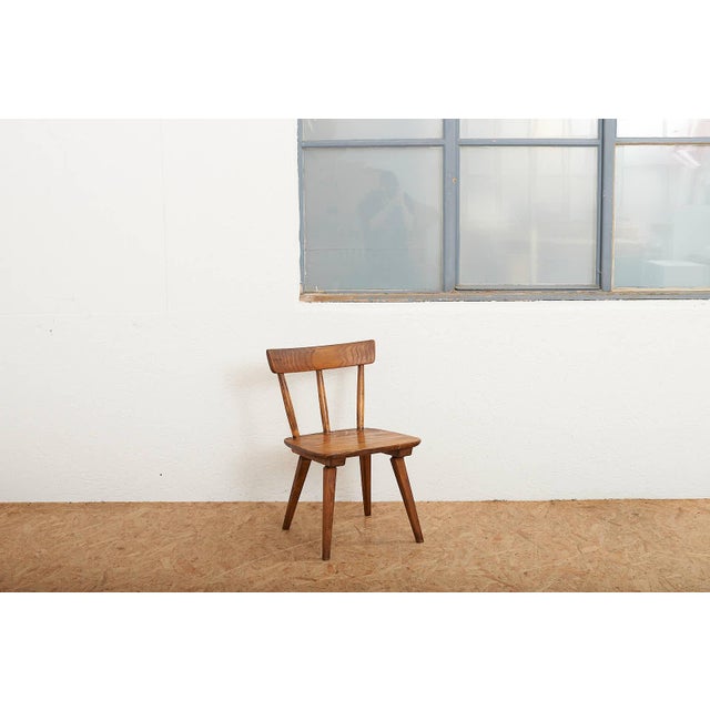Vintage Chair in Oak by Jacob Müller for Wohnhilfe, 1940s For Sale - Image 17 of 18