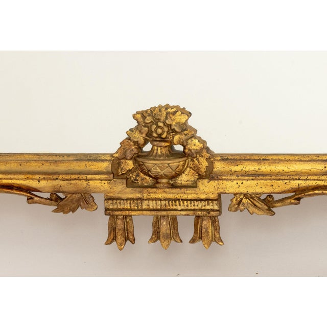 Rococo Style Giltwood Framed Mirror For Sale In New York - Image 6 of 8