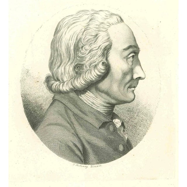 Thomas Holloway, Portrait, Original Etching, 1810 For Sale - Image 3 of 3