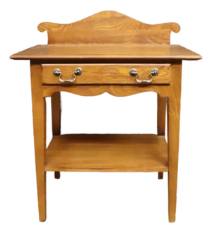 American of Martinsville Attributed Oak Nightstand