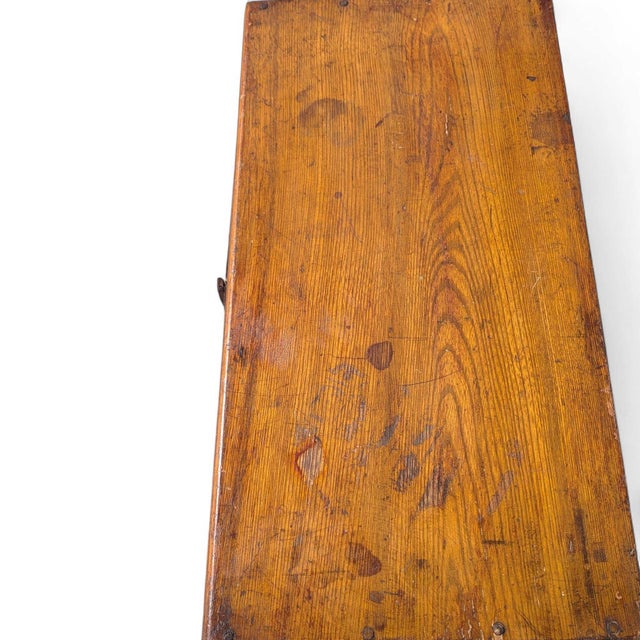 Antique Japanese Wooden Cabinet With Hinged Doors and Drawers, Meiji Period For Sale - Image 15 of 18