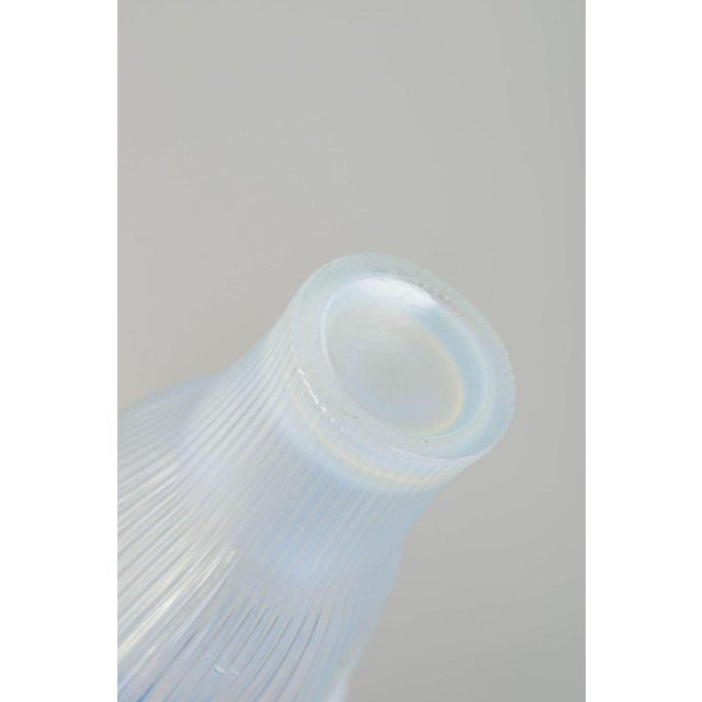 Vintage Swedish Reffla Art Glass Vases by Arthur Percy for Gullaskruf, 1970s, Set of 2 For Sale - Image 4 of 5
