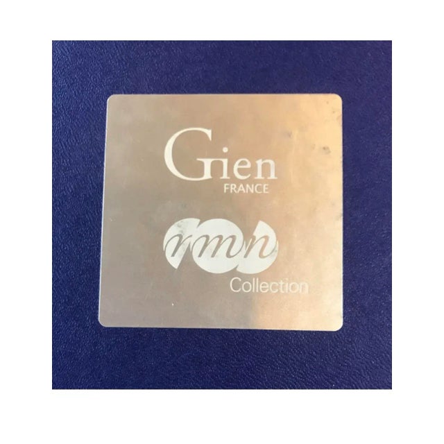 Ivory 2000s Gien L’Herbier Du Roy Espresso Cups & Saucers Set- 4 Pieces For Sale - Image 8 of 9