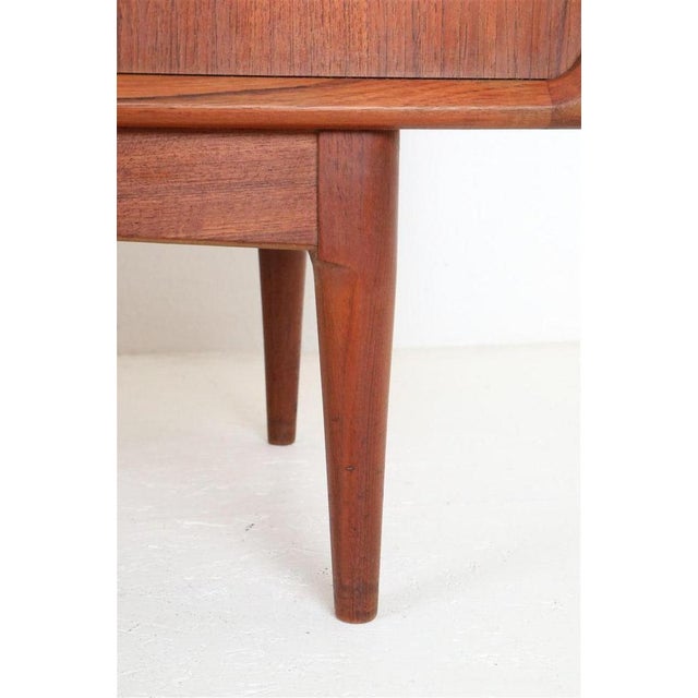 Mid-Century Modern Danish Teak Sideboard with Tambour Doors by Bernhard Pedersen & Søn, 1960s For Sale - Image 17 of 18