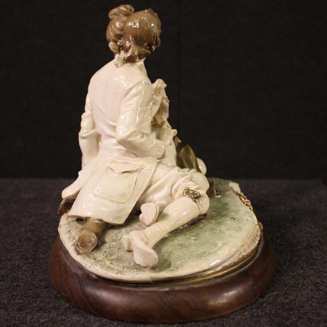 Ceramic Figurine by B. Merli for Capodimonte, 1981 For Sale - Image 10 of 13