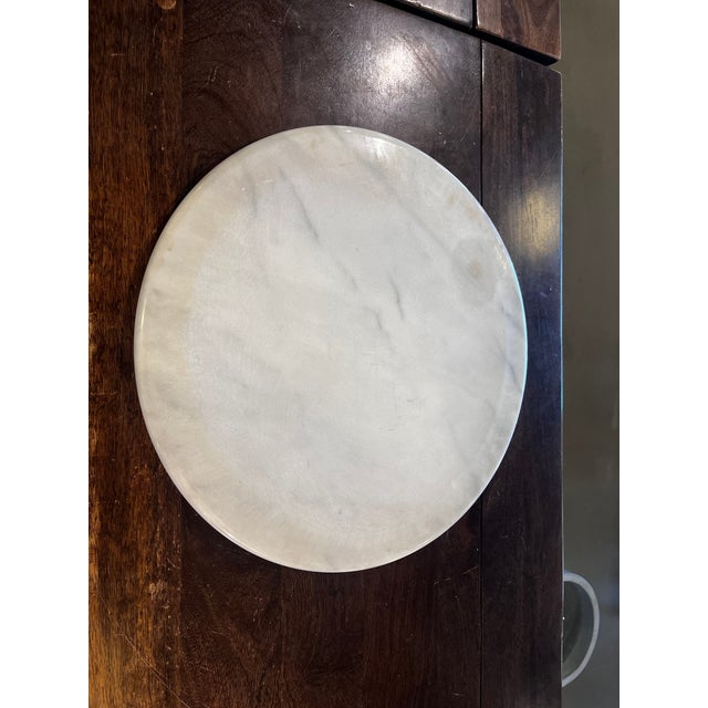 Wood Ico Parisi Style Mid-Century Modern “Jax” Side Table With White Marble Top For Sale - Image 7 of 9