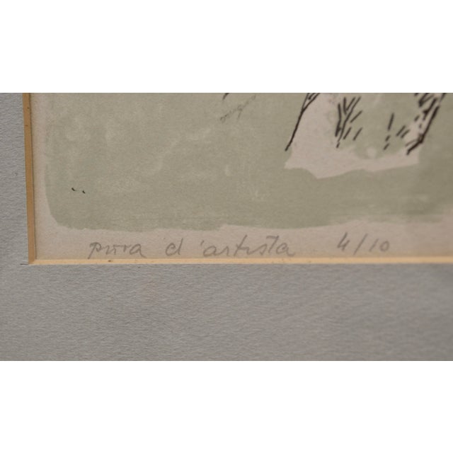 Mid-Century Modern Mid Century Owl Watercolor Painting For Sale - Image 3 of 5