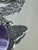 Purple Vintage 1970s Silver Tone Butterfly Pendant Necklace With Purple Banded Agate Cabochon For Sale - Image 8 of 15