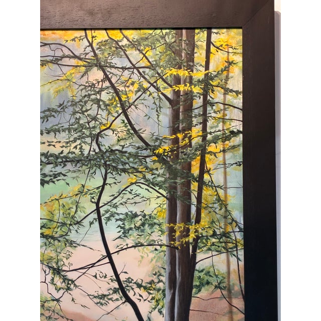 Modern Landscape With Autumn Leaves by James Huntsberger For Sale - Image 3 of 14