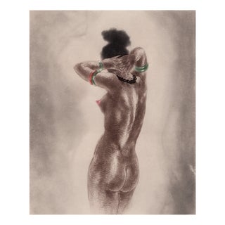 Louis Icart, Highly Swollen Areola from The Life of Breasts, Nude, Original Etching & Aquatint, 1945 For Sale