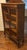 Early 20th-century solid oak Arts & Crafts bookcase with original leaded-glass, warm original finish and antique patina....