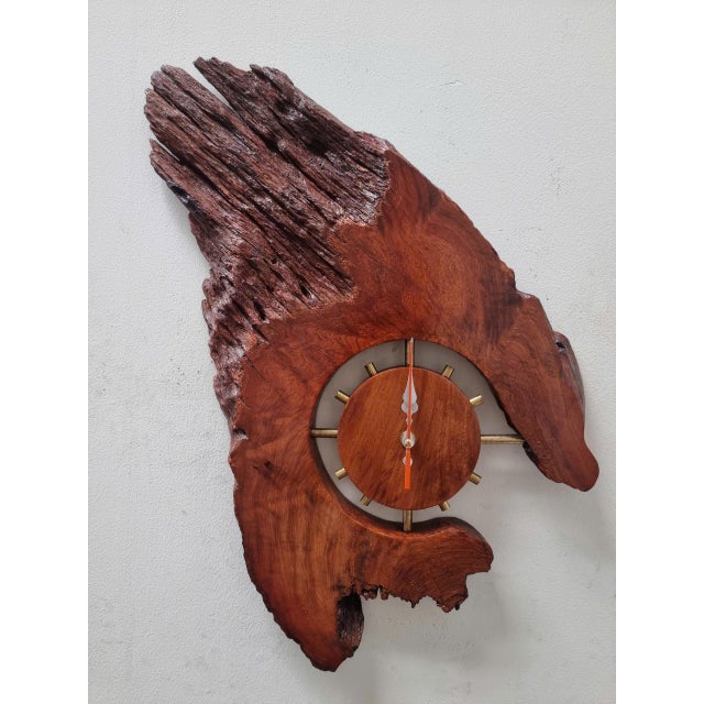 Transformable Clock is a one-of-a-kind handcrafted wall clock sculpture made from natural hard driftwood, where functional...