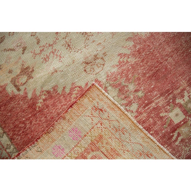 Textile 1960s Vintage Turkish Oushak Roundel Multicolor Wool Runner For Sale - Image 7 of 9
