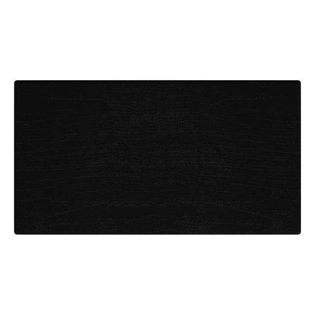 Halmstad 74 in. W Rectangular Wood Panel Dining Table, Black For Sale In Chicago - Image 6 of 7