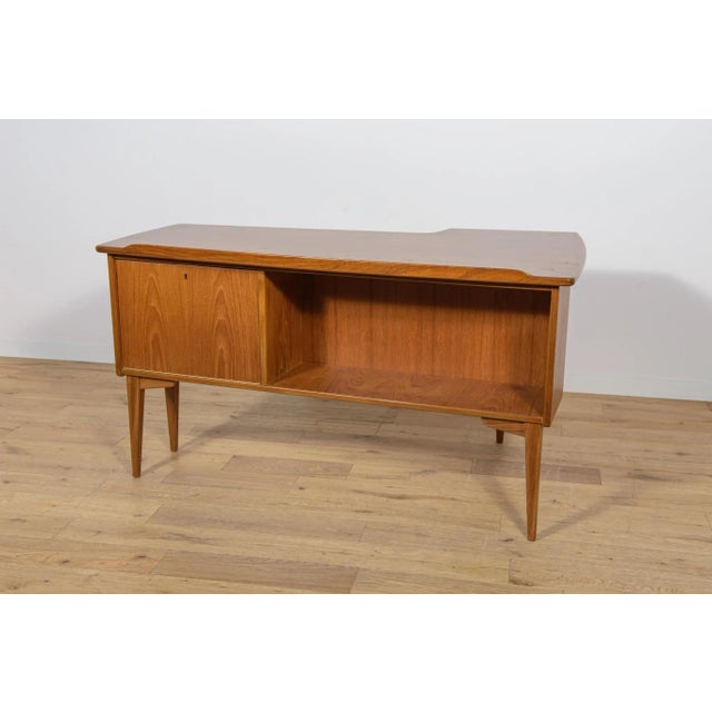 Wood Mid-Century Teak Model A10 Boomerang Desk from Goran Strand, Sweden, 1960s For Sale - Image 7 of 18