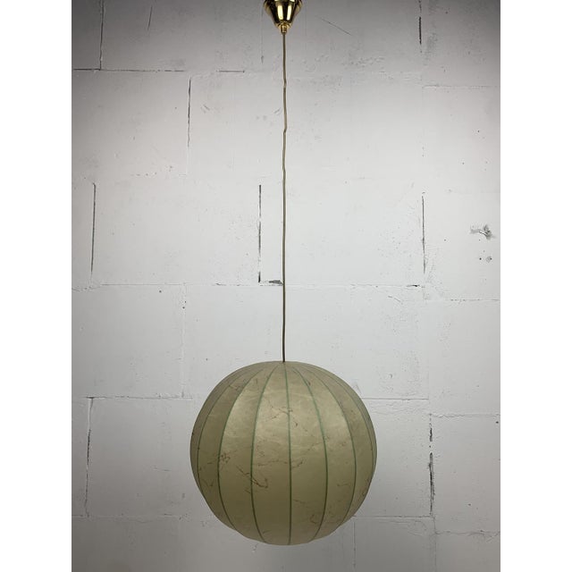 Mid-Century Space Age Cocoon Pendant Lamp by Achille Castiglioni, 1960s For Sale - Image 6 of 14